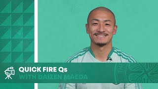 Quick fire Qs | Daizen Maeda