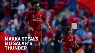 Mo Salah's daughter scores goal at Anfield