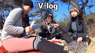 [VLOG] 등산 브이로그: 용마산-아차산 먹방(with 쏘마,해피미닝)