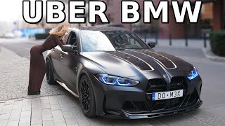 UBER - reakcje pasażerów na przyspieszenie 680 HP BMW M3 w Warszawie!