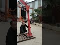 column hydraulic lifting crane load capacity 1 ton 360 degrees 1593立柱液壓升高式吊運機，載重1噸，360度1593