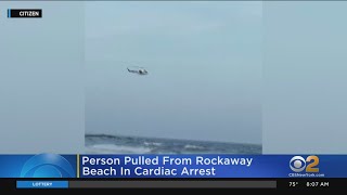 Person Pulled From Water Off Rockaway Beach