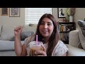 reading vlog coffee new haircut small frames ✨