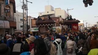 飯能まつり　柳原の山車　東町交差点　２０１６．１１．６