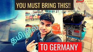 First time Traveling to abroad? | YOU MUST BRING THIS TO GERMANY 🇩🇪 | Basic Ideas and tips💡| தமிழில்