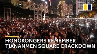 Hongkongers remember Tiananmen Square crackdown