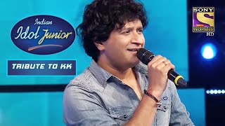KK Sings 'Pyar Deewana Hota Hai' By His Inspiration, Kishore Da | Indian Idol Junior | Tribute To KK