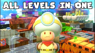 What If All Captain Toad Levels Were Put into One in Super Mario 3D World?