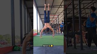Explosive Power 🔥💪🫣🤸‍♂️#gym #workout #handstand #power #hspu #shorts #famous #strength #calisthenics