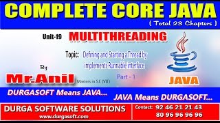 Multithreading Defining and Starting a Thread by implements Runnable interface Part
