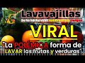 🦋 La polémica forma de lavar las frutas y verduras en el lavavajillas que se ha hecho viral ⚠️🥭 🍏 🍉🍅