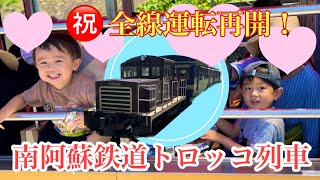 【㊗️】南阿蘇鉄道トロッコ列車、全線運転再開！