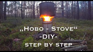 DIY Hobo Stove-Turn 3 Cans into a Low-Smoke Camping Stove! ♻️🔥