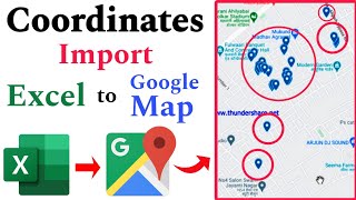 How to Import Excel Data with Latitude & Longitude into Google Maps | Easy Step-by-Step Guide |