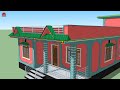 nepal type home design 28×44 house plan with 4 bedroom beautiful house map