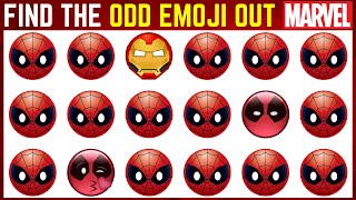 Find The Odd Emoji Out | Marvel & DC Edition! | Easy, Medium, Hard🦸‍♂️🦸‍♀️