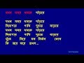Jakhon Somoy Thomke Daray - Nachiketa Bangla Full Karaoke with Lyrics