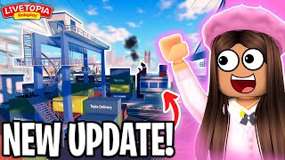 *NEW* 🚢 PORT UPDATE in LIVETOPIA (ROBLOX) Update 173