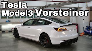 หล่อขึ้นเยอะ Tesla Model3 Performance ชุดแต่ง Vorsteiner รอบคัน!!