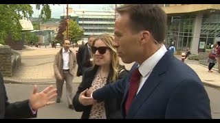 BBC News reporter punches man on live tv