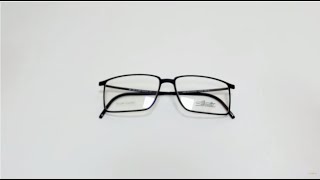 Silhouette Eyeglasses Model- Urban Lite; 2919 Color-9040 Pure Black