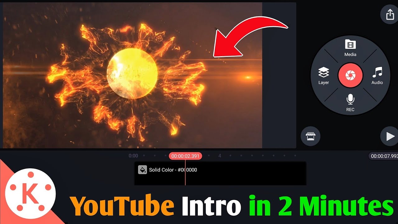 How To Make Professional Intro For Youtube In Kinemaster From Mobile