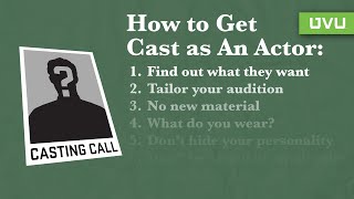 7 Tips From a Casting Director