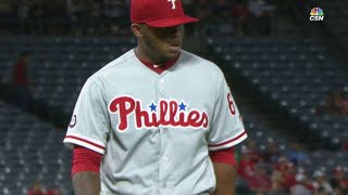 PHI@LAA: Ramos retires Pujols to end the 7th frame