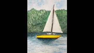 Art Class - Sailboat - Art Lesson