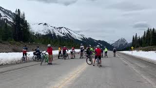 Highwood Pass bike ride