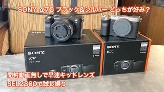 SONY α7C ブラック\u0026シルバー どちが好み？ SEL2860で早速試し撮り #646 [4K]