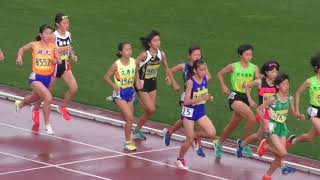 H29　都道府県駅伝選考会　中学女子3000m