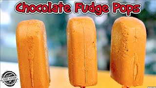 Chocolate Fudge Pops - 4 Ingredient Popsicle Dessert Recipe