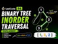 Leetcode problem 94 || Binary Tree Inorder Traversal || python || Detailed explanation