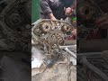 insane😳 nissan teana engine overhaul with less tools😱 nissan teana v6 engine viral shorts