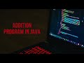 Add two numbers program in Java (with or without user input)