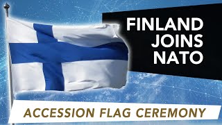 Finland Joins NATO - SHAPE Finland Accession Flag Ceremony