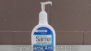 In Hand Review of Sarna Original Steroid-Free Anti-Itch Lotion