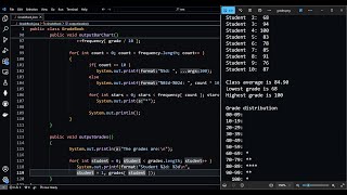 Storing Student Grades in an Array in Class GradeBook - Java