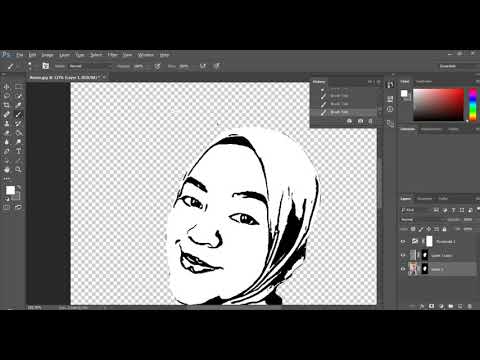 Tutorial Simpel Vector Menggunakan Photoshop - YouTube