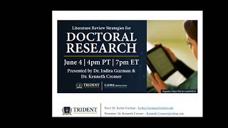 Literature Review Strategies for Doctoral Research