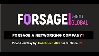 FORSAGE IS A NETWORKING COMPANY