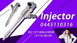 China made new | injector | 0445110316 | OE：1571086J20000 | 15710-86J20\