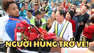 Những nhà Vô Địch đã trở về trong vòng tay của người hâm mộ Bóng đá Việt Nam