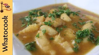 How To Make Caribbean Conch aka Lambi Soup | #FlavorfulEatz | www.WhaTooCook.com