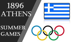 1896 First Summer Olympic Games in Athens, Greece | All Participating Countries