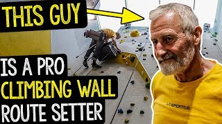 HOW DO CLIMBING WALL ROUTE SETTERS WORK? TimesWithJames