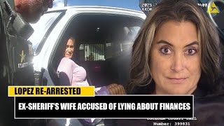 Body cam video shows re-arrest of estranged wife of suspended Osceola county sheriff