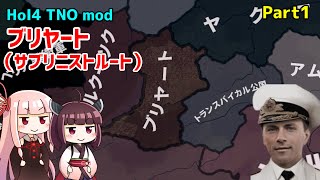 【HoI4実況】ブリヤート（サブリニストルート）Part1【TNO mod】