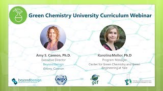 Green Chemistry University Curriculum Webinar